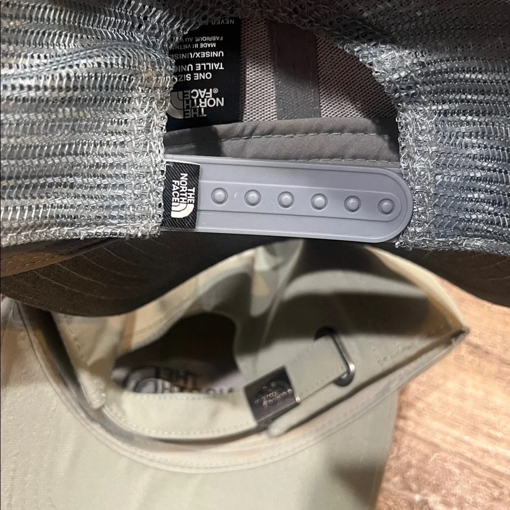 The North Face Light Blue and Gray Trucker Caps Duo